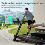 Tapis roulant Yesoul T3 Pro collegato all’app per il monitoraggio dell’allenamento