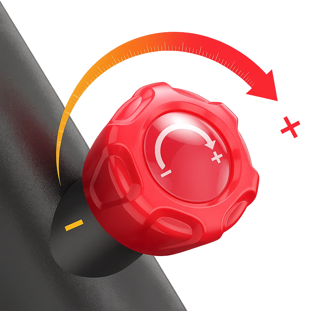 Manopola di regolazione della resistenza magnetica a 100 livelli della cyclette Yesoul C1A.